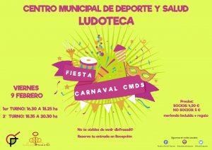 FIESTA CARNAVAL LUDOTECA CMDS @ CMDS Alcalá la Real | Alcalá la Real | Andalucía | España